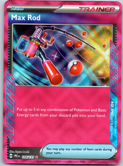 Max Rod 116/131 Prize Pack Series Cards (Toyste Beach)