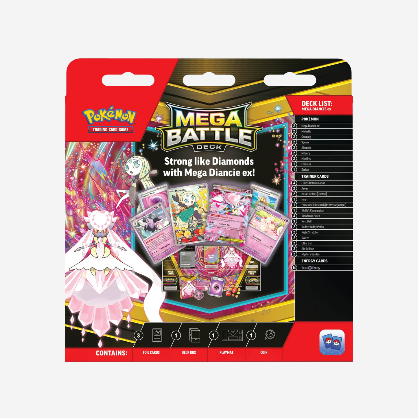 Pokemon TCG: Mega Evolution-Phantasmal Flames Diancie Mega Battle Deck
