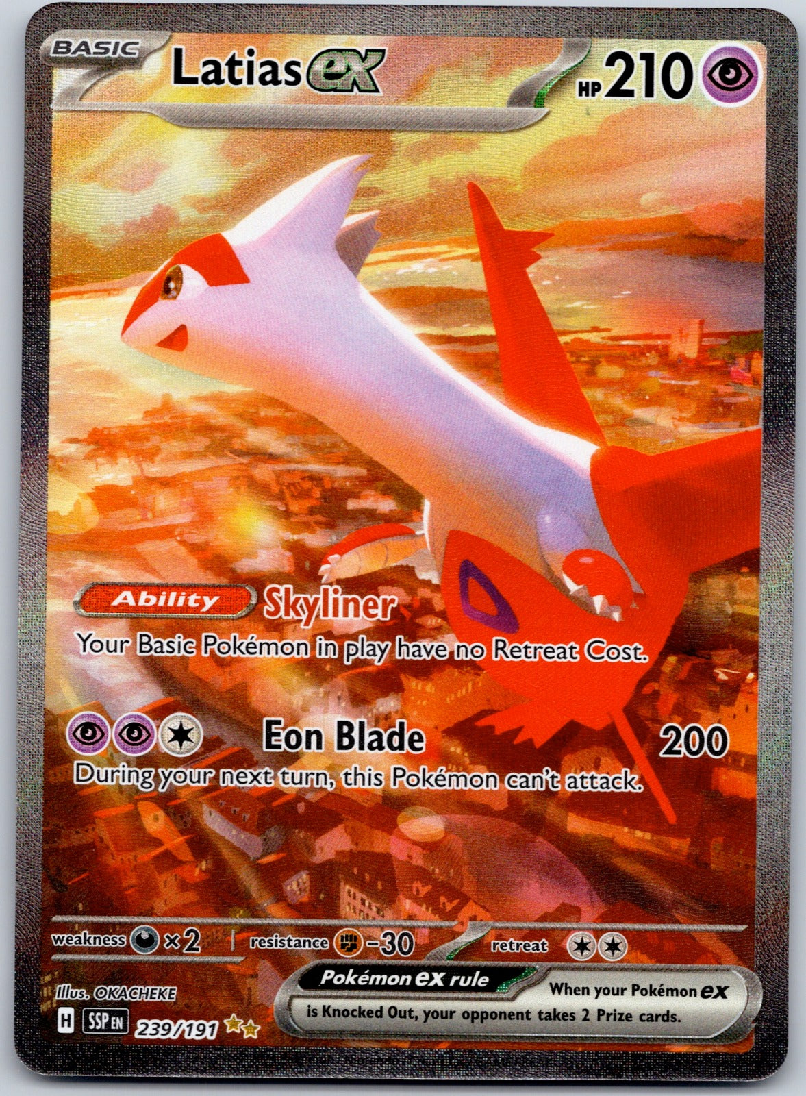 Latias ex 239/191 SV08: Surging Sparks (OKACHEKE)