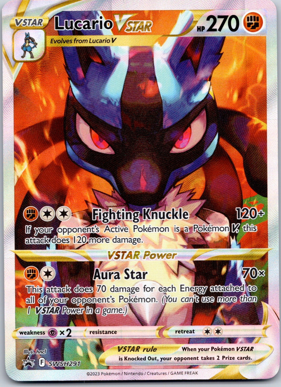 Lucario VSTAR SWSH291 SWSH: Sword & Shield Promo Cards (hncl)