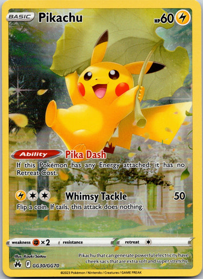 Pikachu GG30/GG70 SWSH: Crown Zenith: Galarian Gallery (Kouki Saitou)