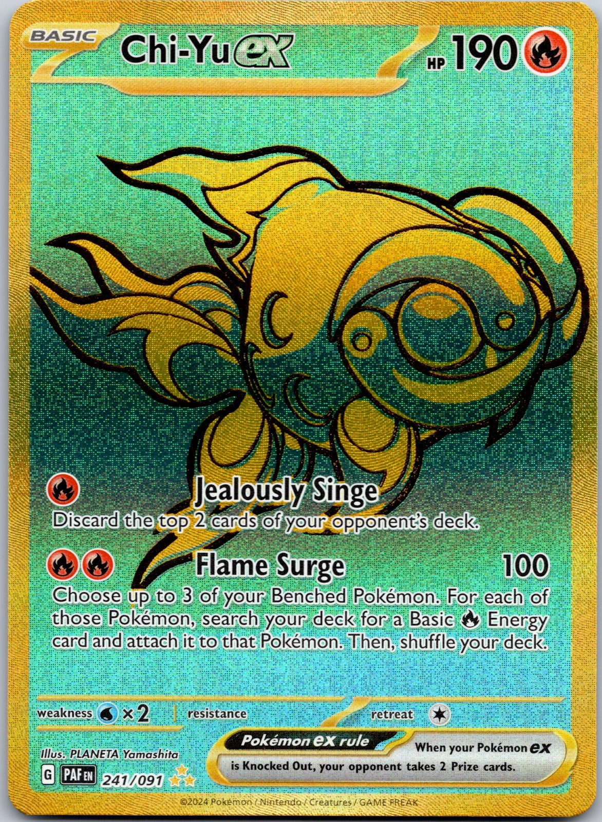 Chi-Yu ex 241/091 SV: Paldean Fates (PLANETA Yamashita)