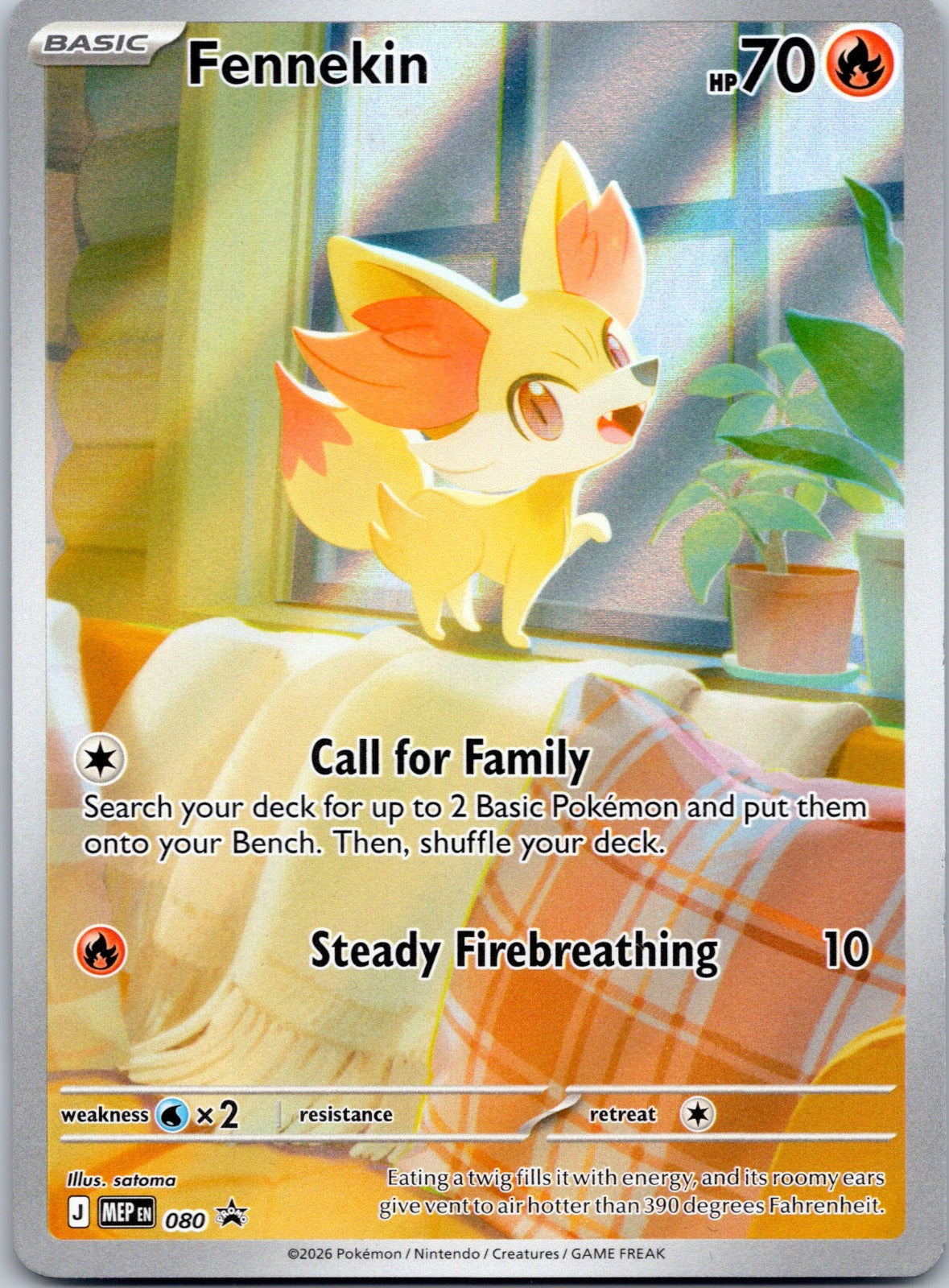 Fennekin 080 ME: Mega Evolution Promo (satoma)