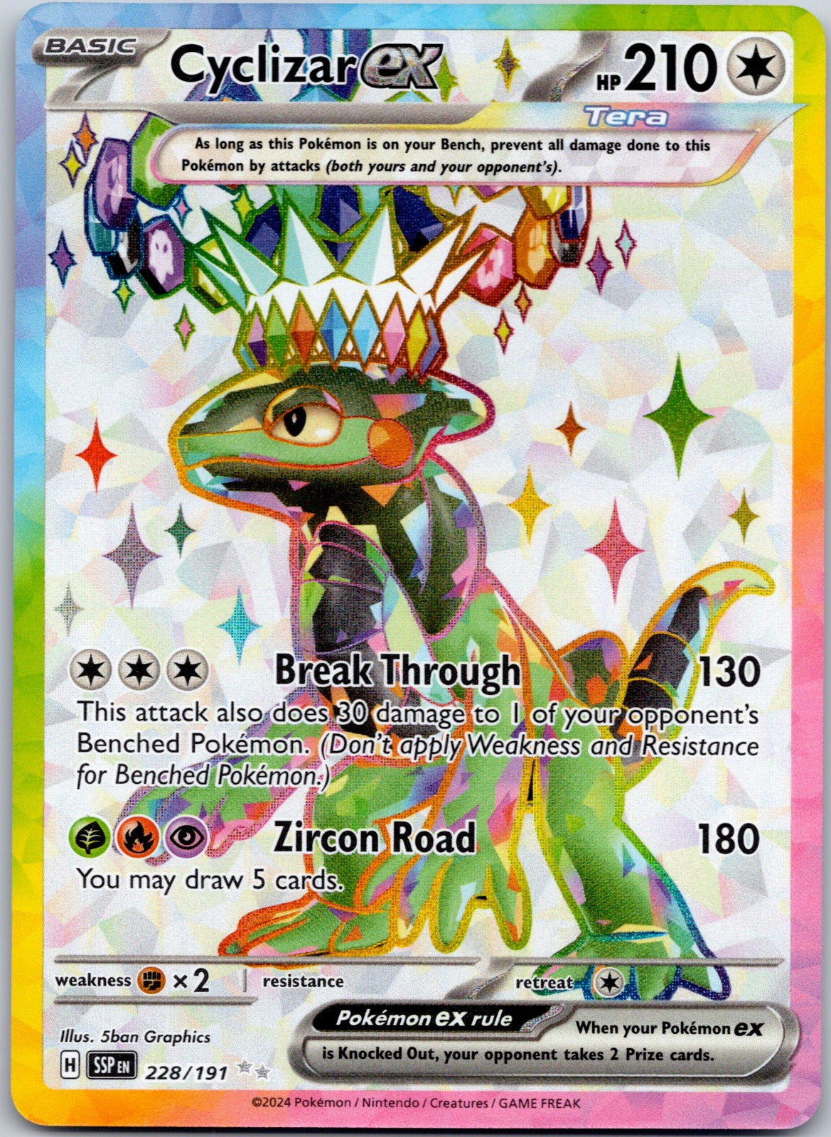 Cyclizar ex 228/191 SV08: Surging Sparks (5ban Graphics)