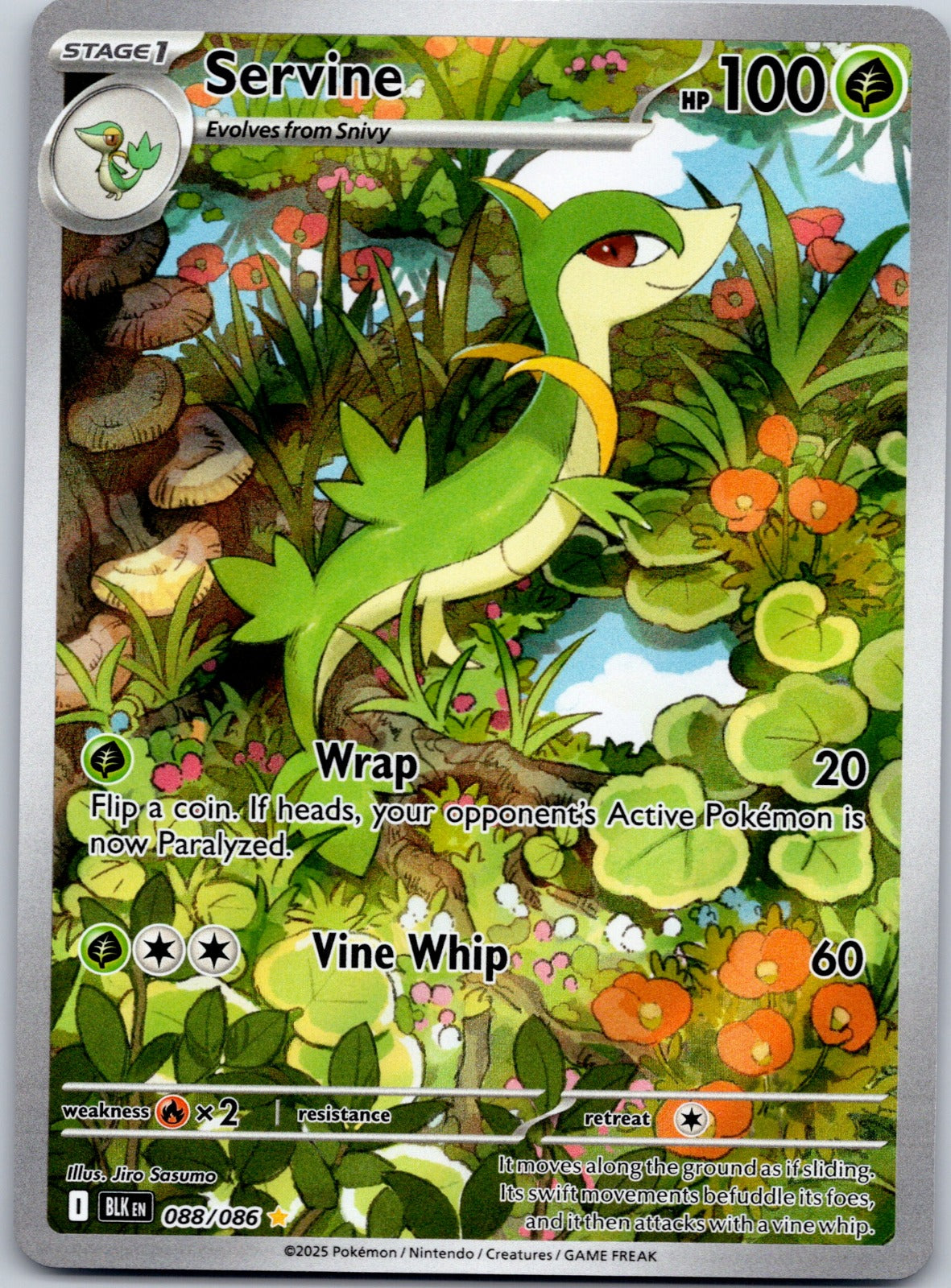 Servine 088/086 SV: Black Bolt (Jiro Sasumo)