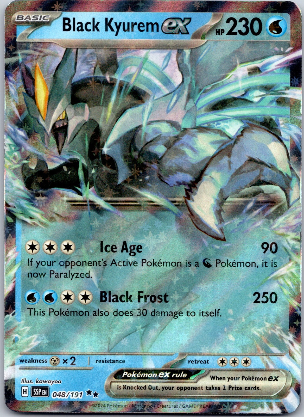 Black Kyurem ex 048/191 SV08: Surging Sparks (kawayoo)