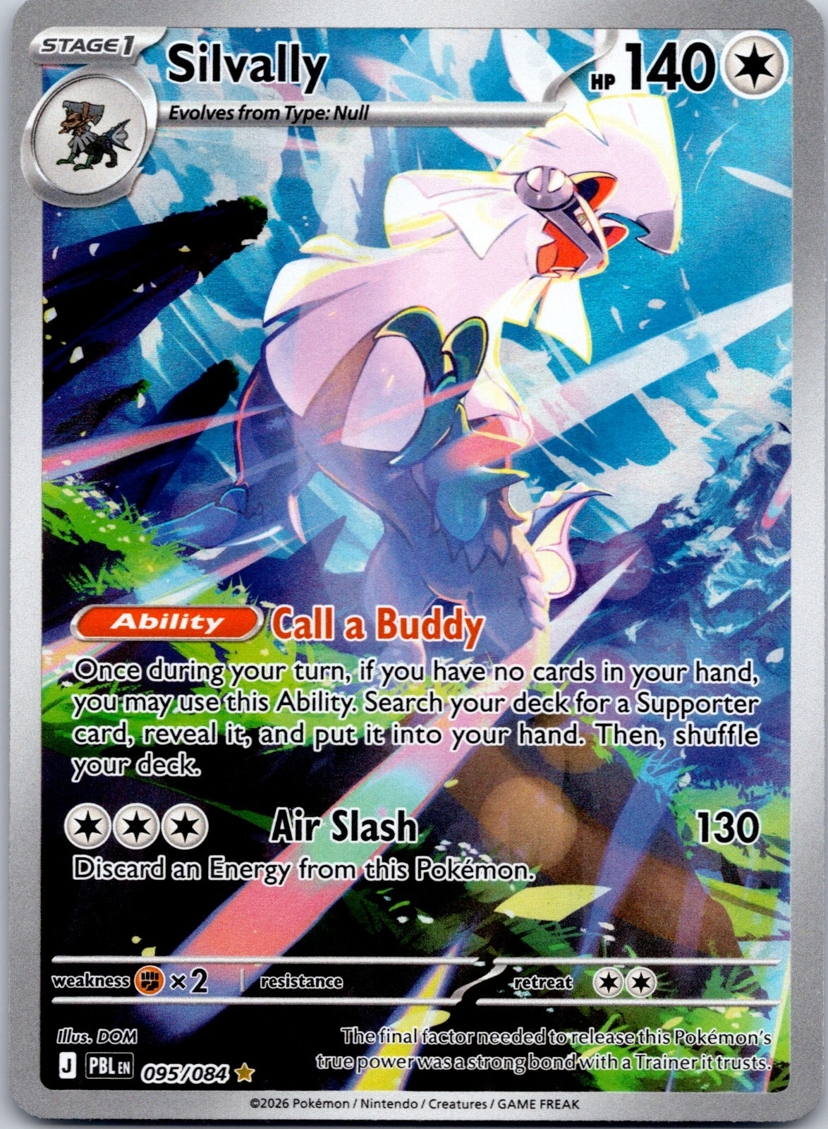 Silvally 095/084 ME05: Pitch Black (DOM)