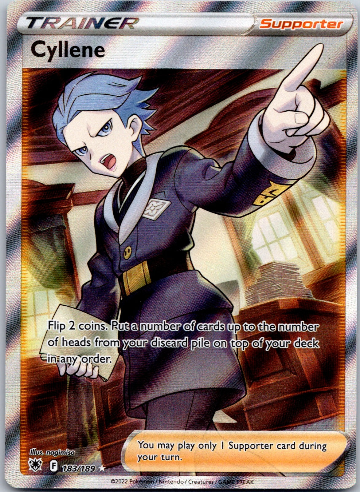 Cyllene (Full Art) 183/189 SWSH10: Astral Radiance (Ryo Ueda)