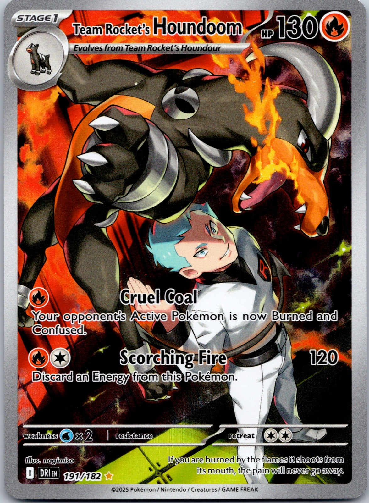Team Rocket's Houndoom 191/182 SV10: Destined Rivals (nagimiso)
