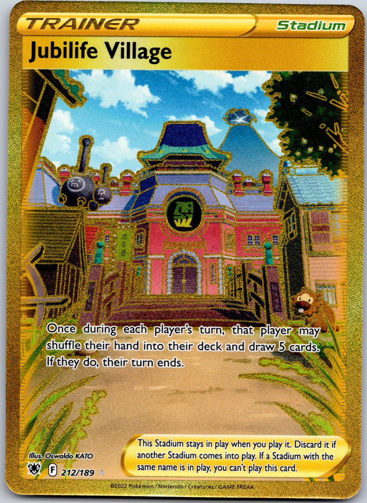 Jubilife Village (Secret) 212/189 SWSH10: Astral Radiance (aky CG Works)