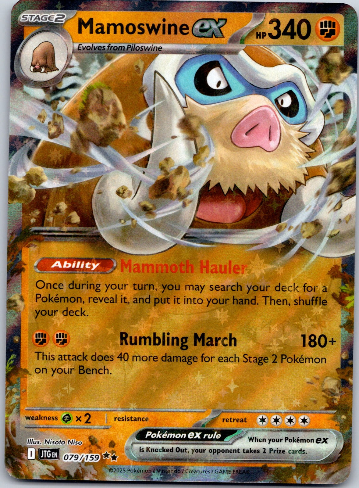Mamoswine ex 079/159 SV09: Journey Together (Nisota Niso)