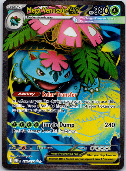 Mega Venusaur ex - 155/132 ME01: Mega Evolution (5ban Graphics)