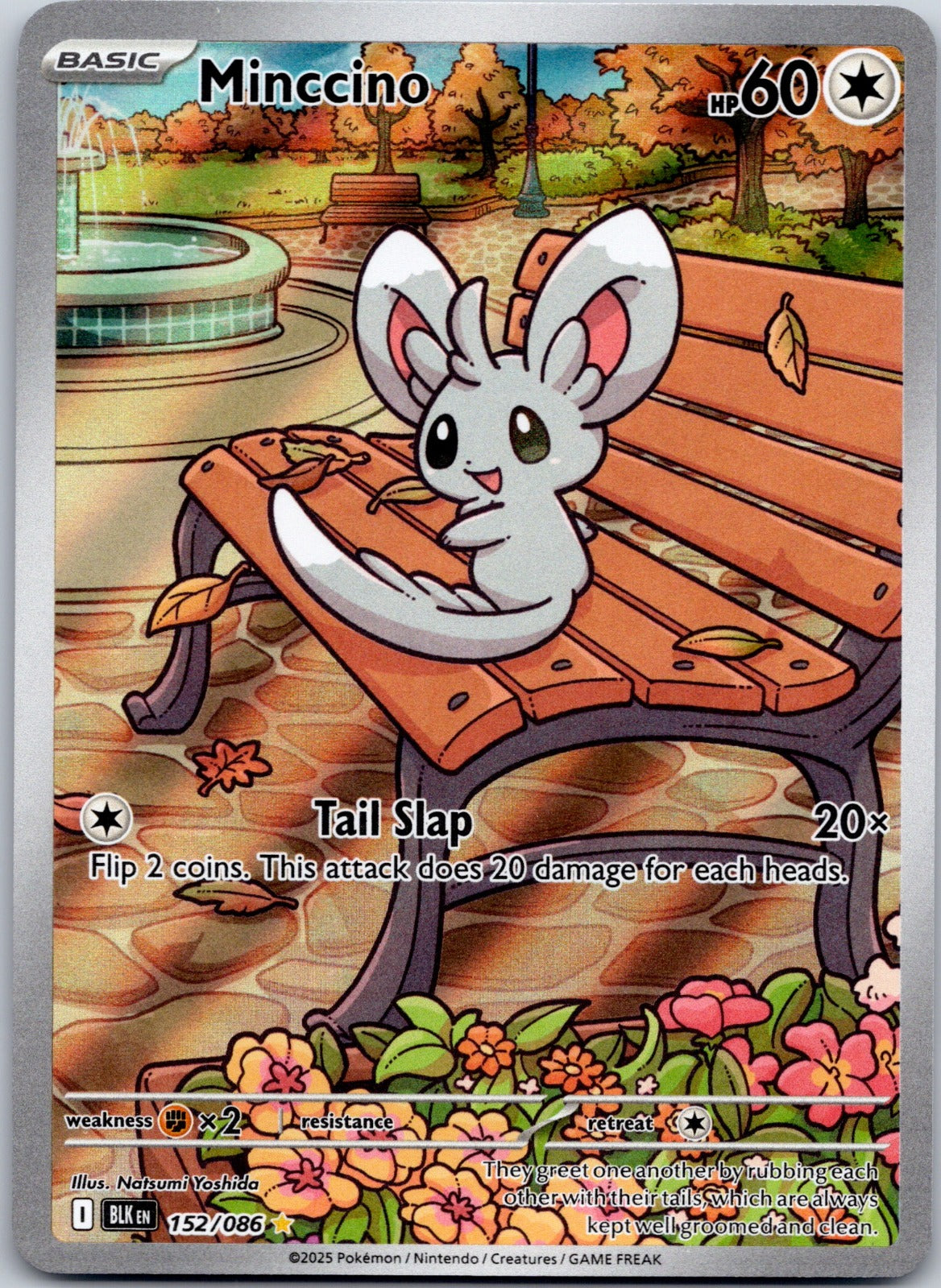 Minccino 152/086 SV: Black Bolt (Natsumi Yoshida)