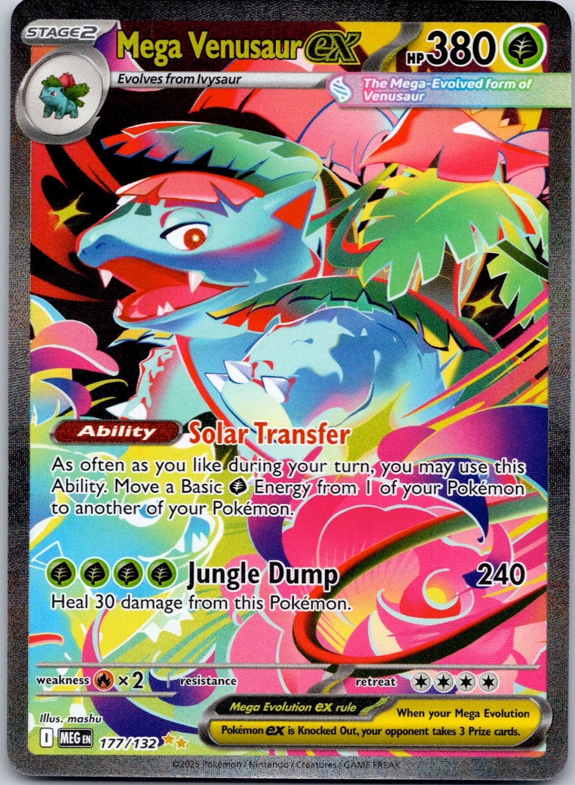 Mega Venusaur ex 177/132 ME01: Mega Evolution (mashu)