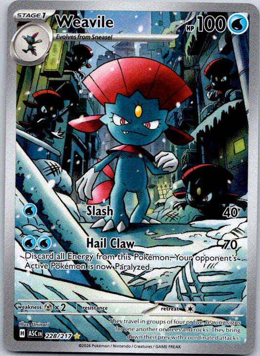 Weavile 228/217 ME: Ascended Heroes (Uninori)
