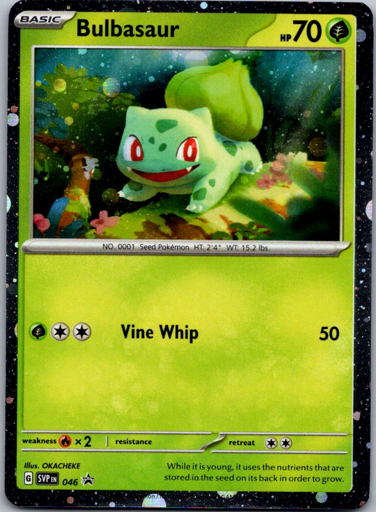 Bulbasaur - (Cosmos Holo) 046 SV: Scarlet & Violet Promo Cards (OKACHEKE)