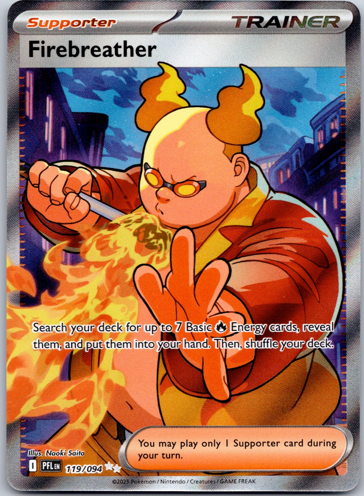 Firebreather - 119/094 ME02: Phantasmal Flames (Naoki Saito)