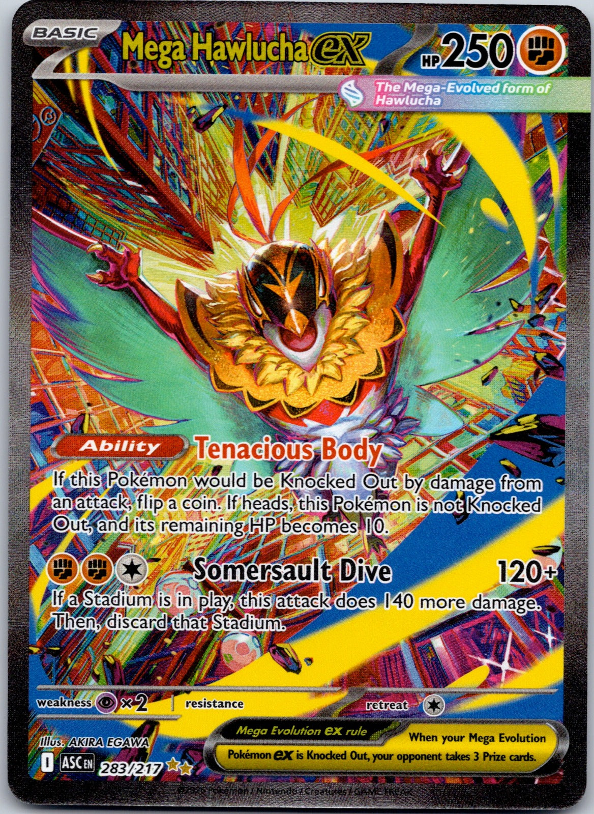 Mega Hawlucha ex 283/217 ME: Ascended Heroes (5ban Graphics)