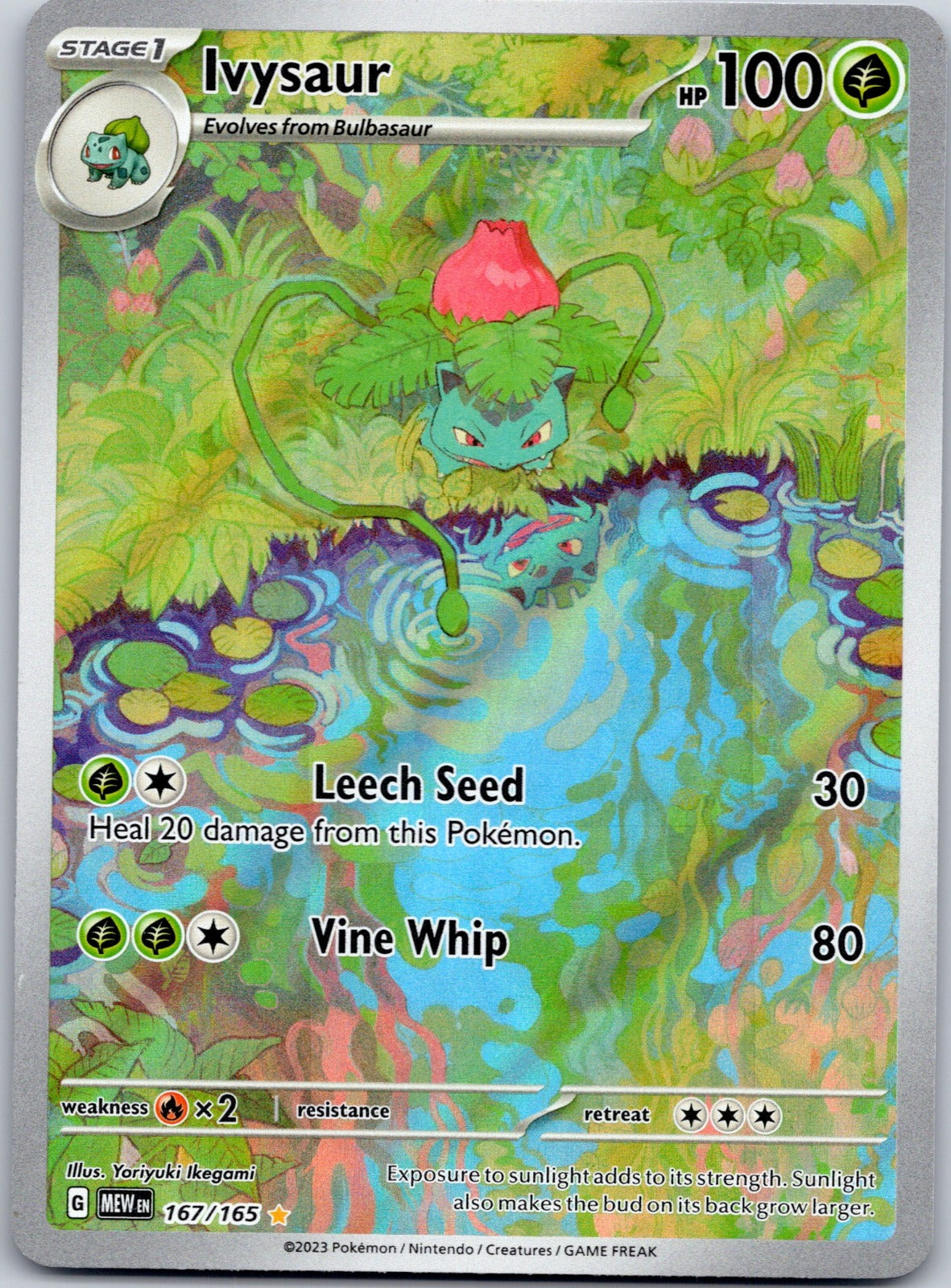 Ivysaur 167/165 SV: Scarlet & Violet 151 (Yoriyuki Ikegami)