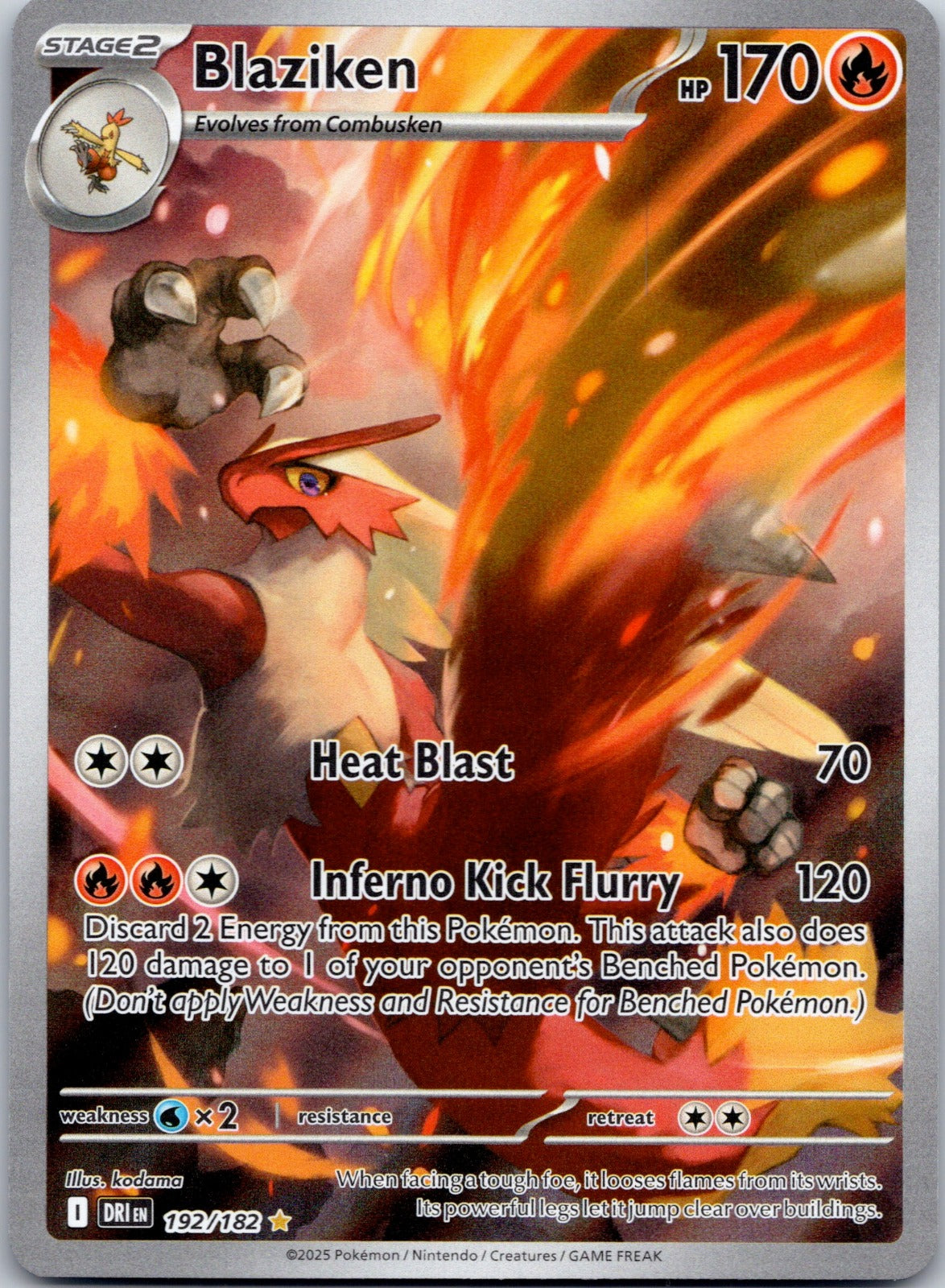 Blaziken 192/182 SV10: Destined Rivals (Narano)