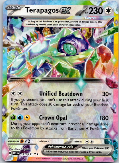 Terapagos ex 092/131 SV: Prismatic Evolutions (mashu)