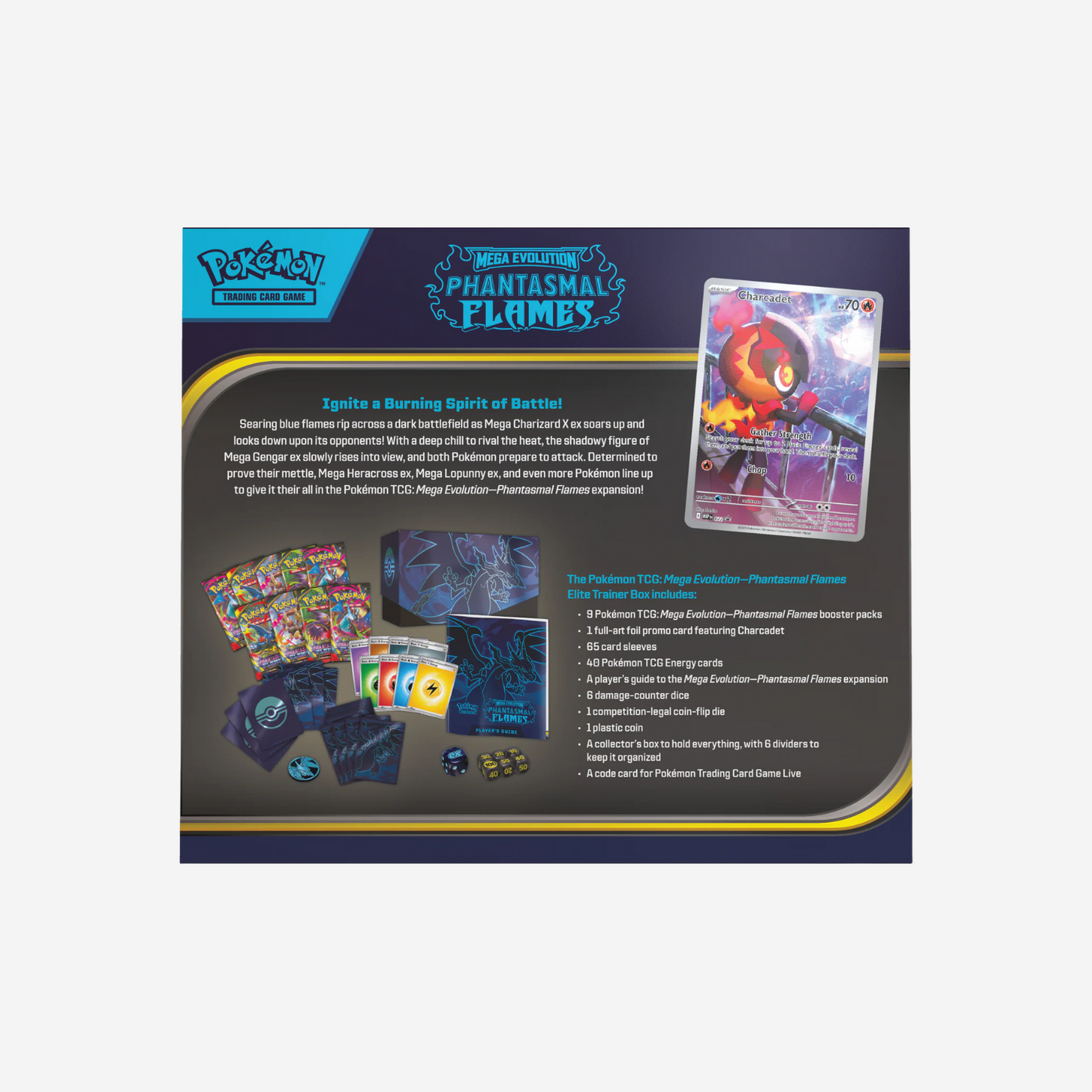 Pokemon TCG: Mega Evolution-Phantasmal Flames Elite Trainer Box