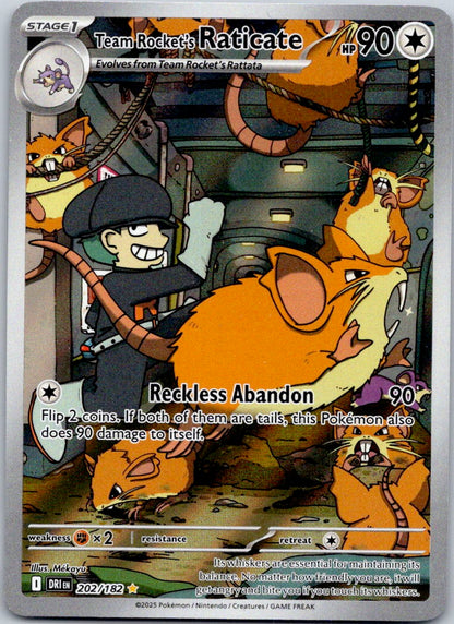 Team Rocket's Raticate 202/182 SV10: Destined Rivals (takuyoa)