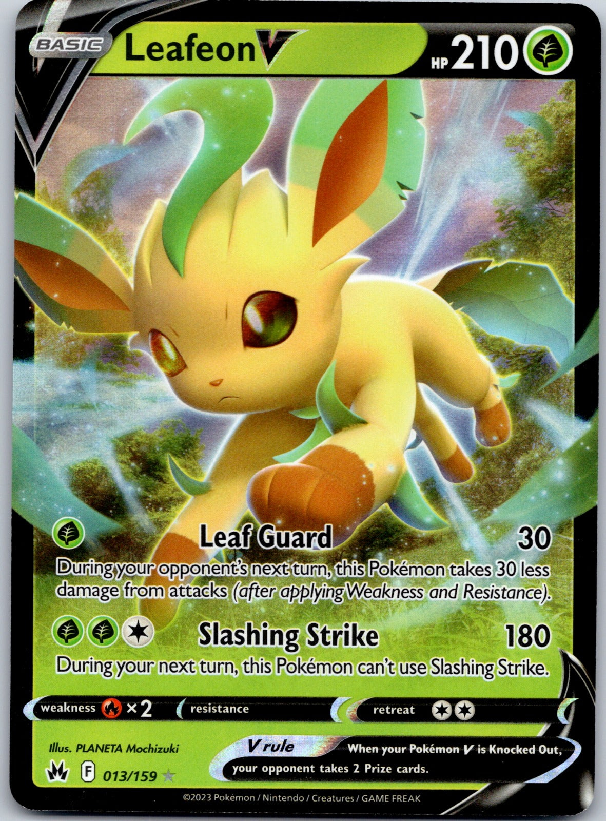 Leafeon V 013/159 SWSH: Crown Zenith (PLANETA Mochizuki)