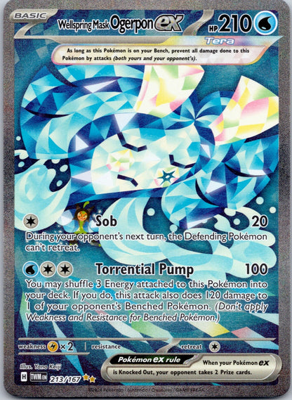 Wellspring Mask Ogerpon ex 213/167 SV06: Twilight Masquerade (Yano Keiji)