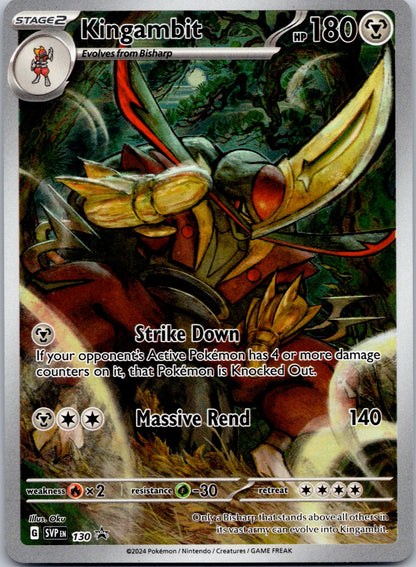 Kingambit 130 SV: Scarlet & Violet Promo Cards (Raita Kazama)
