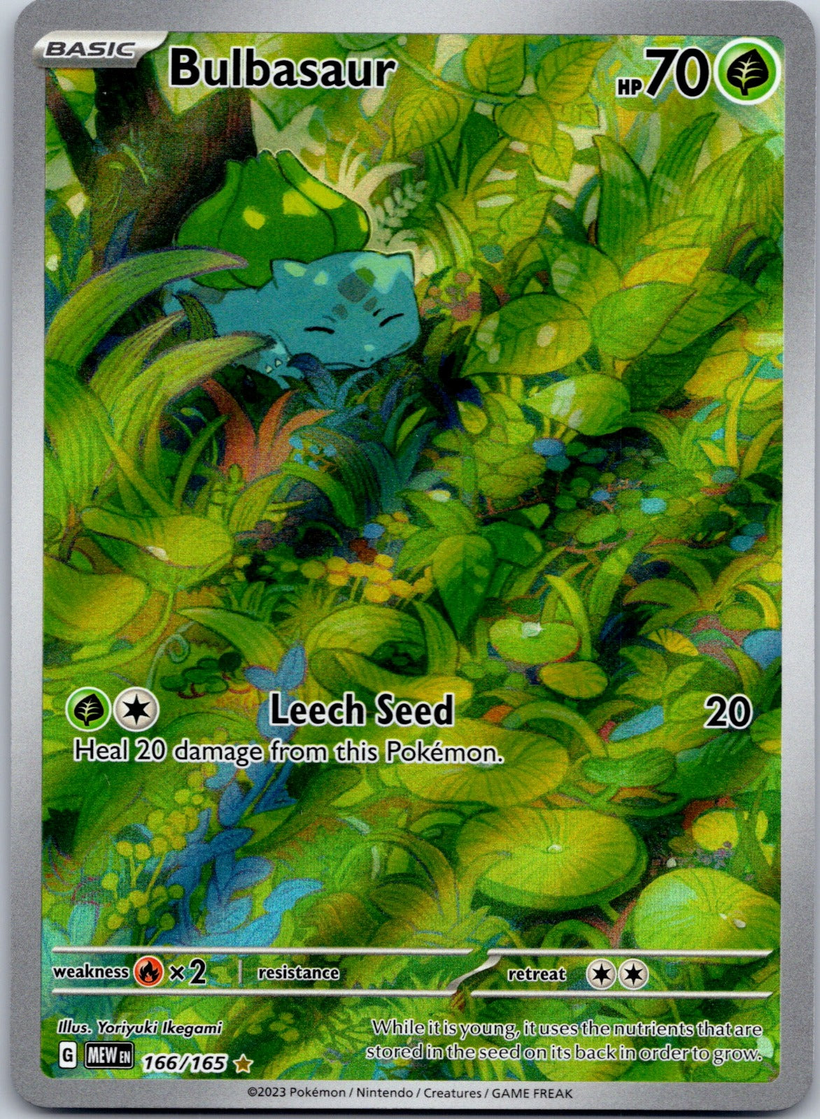 Bulbasaur 166/165 SV: Scarlet & Violet 151 (Yoriyuki Ikegami)
