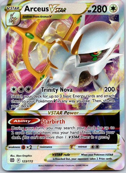 Arceus VSTAR 123/172 SWSH09: Brilliant Stars (5ban Graphics)