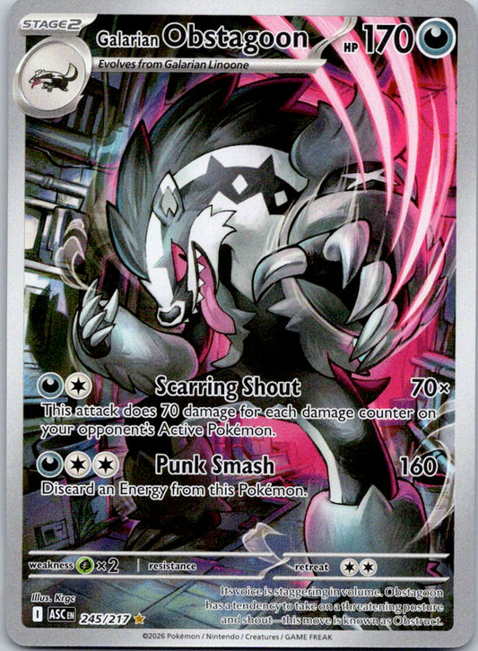 Galarian Obstagoon 245/217 ME: Ascended Heroes (Dsuke)