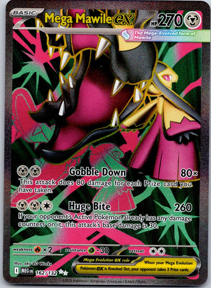 Mega Mawile ex 162/132 ME01: Mega Evolution (aky CG Works)