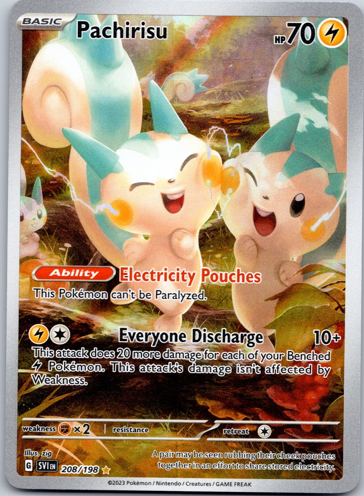 Pachirisu 208/198 SV01: Scarlet & Violet Base Set (zig)