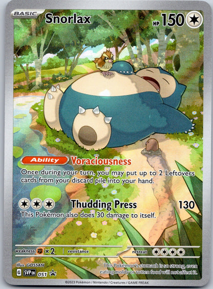 Snorlax 051 SV: Scarlet & Violet Promo Cards (GOSSAN)