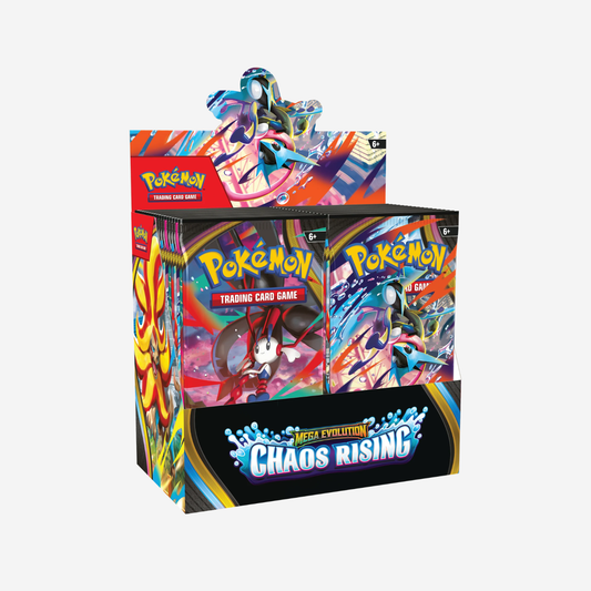 Pokemon TCG: Mega Evolution-Chaos Rising Booster Display