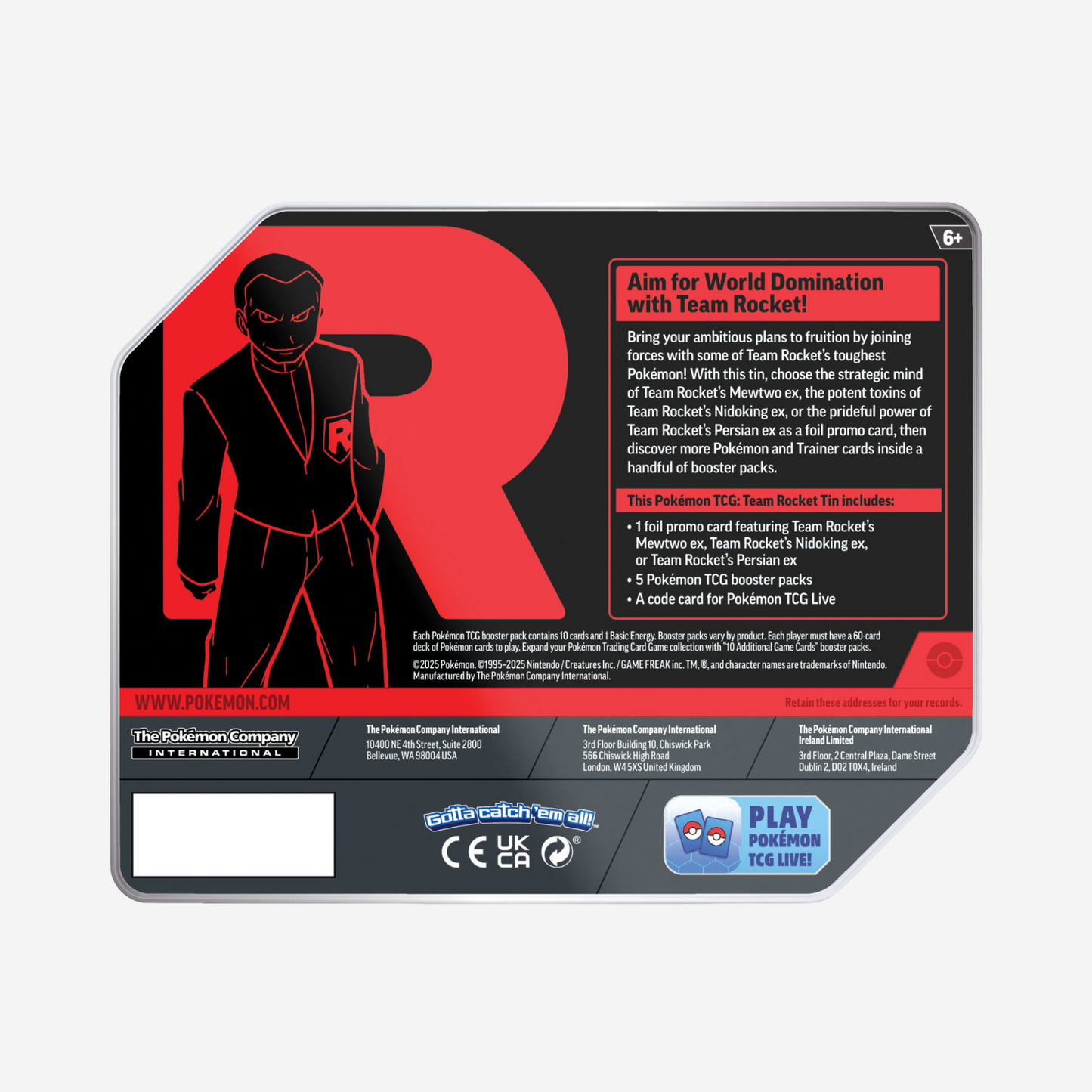 Pokemon TCG: Scarlet & Violet-Destined Rivals Tin - Mewtwo