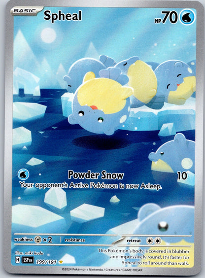 Spheal 199/191 SV08: Surging Sparks (miki kudo)