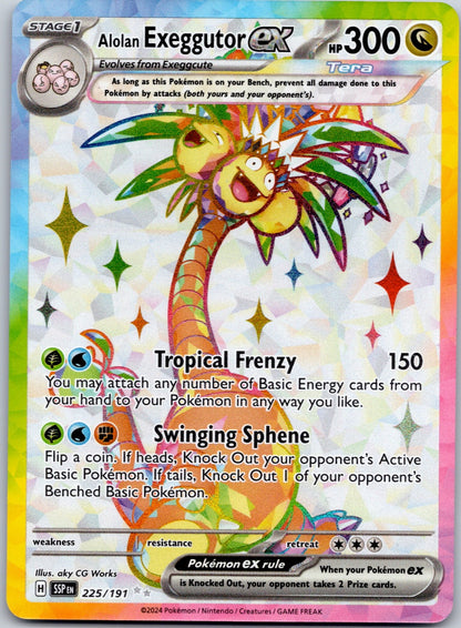 Alolan Exeggutor ex 225/191 SV08: Surging Sparks (aky CG Works)