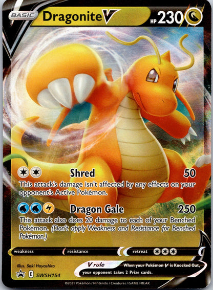 Dragonite V SWSH154 SWSH: Sword & Shield Promo Cards (Saki Hayashiro)