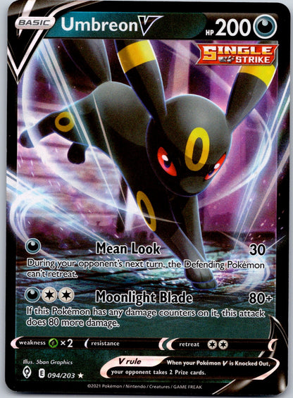 Umbreon V 094/203 SWSH07: Evolving Skies (5ban Graphics)