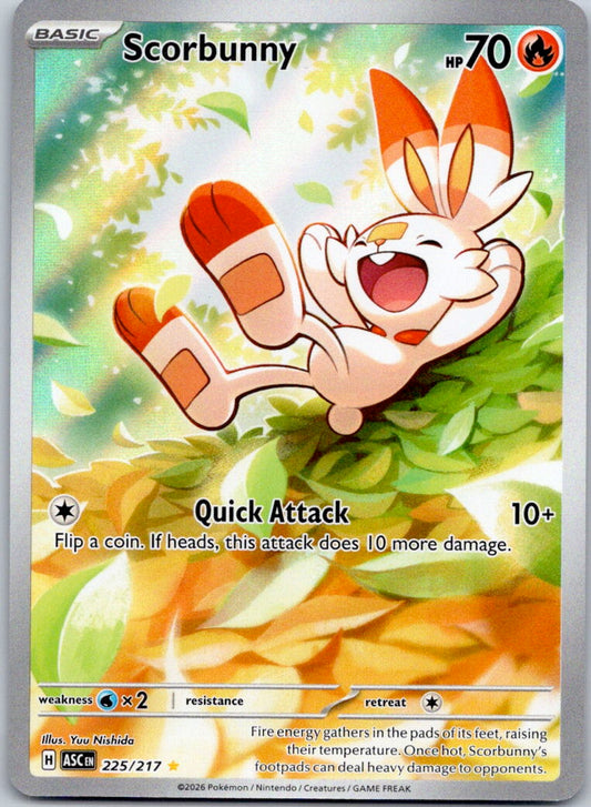 Scorbunny 225/217 ME: Ascended Heroes (Yuu Nishida)