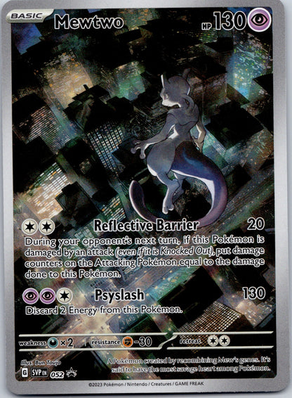 Mewtwo 052 SV: Scarlet & Violet Promo Cards (Bun Toujo)