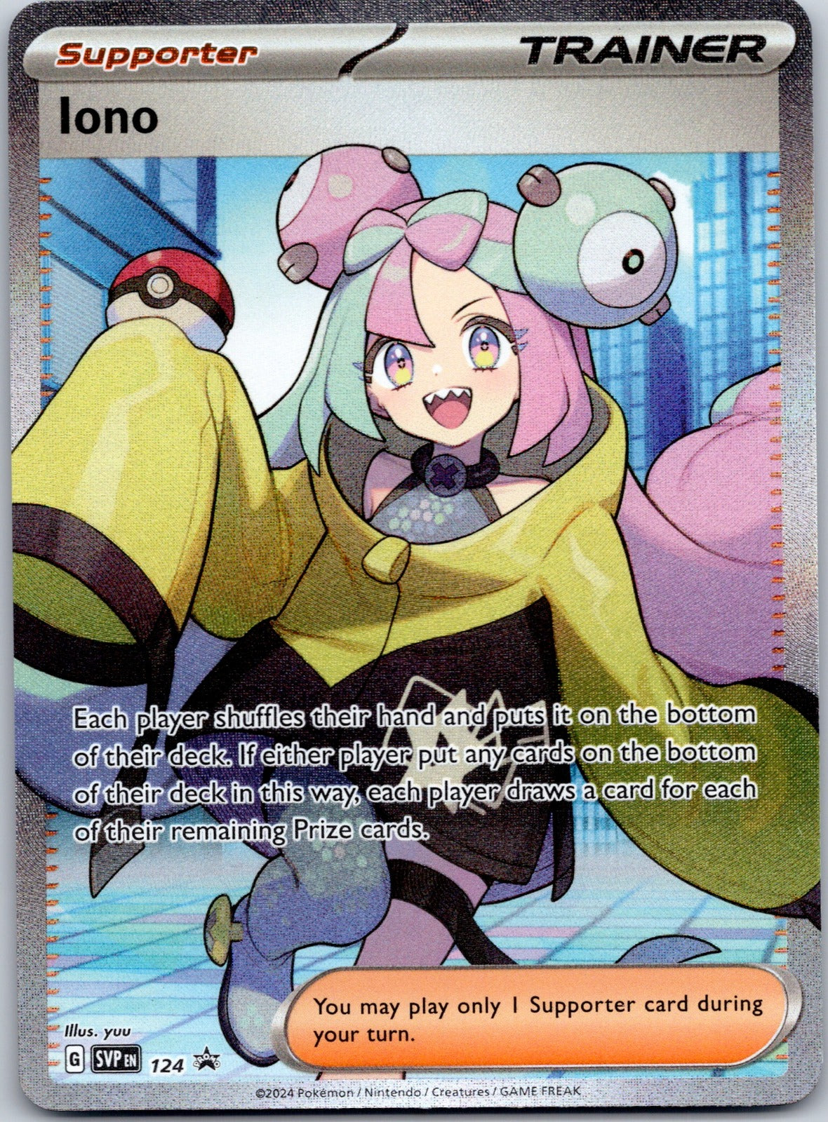 Iono - 124 SV: Scarlet & Violet Promo Cards (Ken Sugimori)