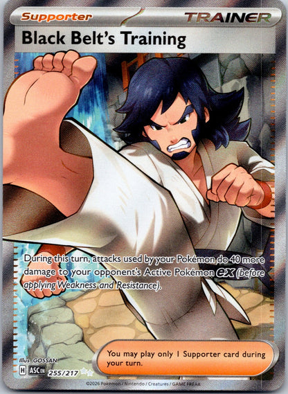 Black Belt's Training 255/217 ME: Ascended Heroes (GOSSAN)