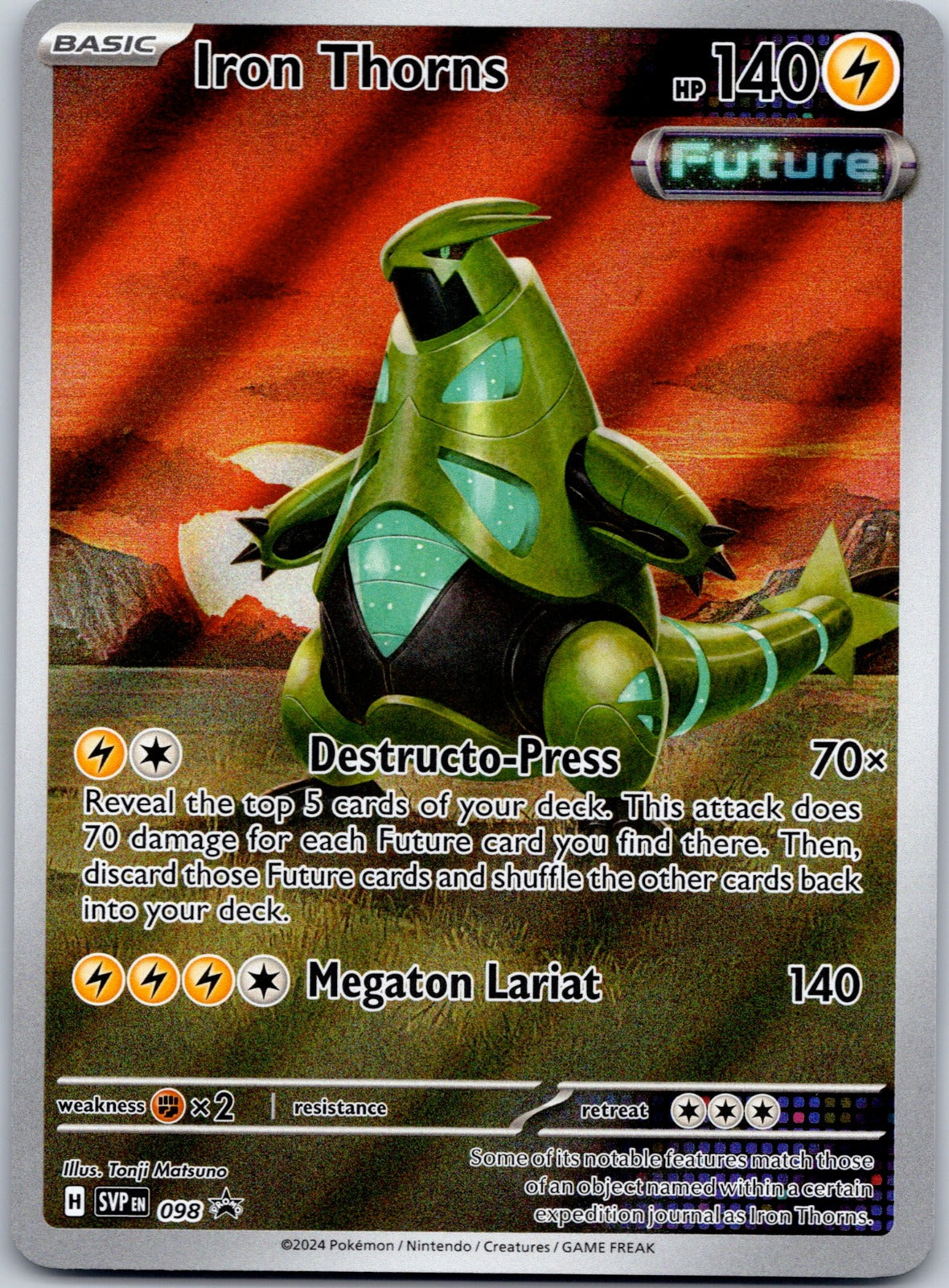 Iron Thorns - 098 SV: Scarlet & Violet Promo Cards (Tonji Matsuno)