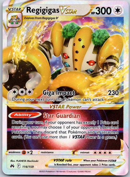 Regigigas VSTAR 114/159 SWSH: Crown Zenith (PLANETA Mochizuki)
