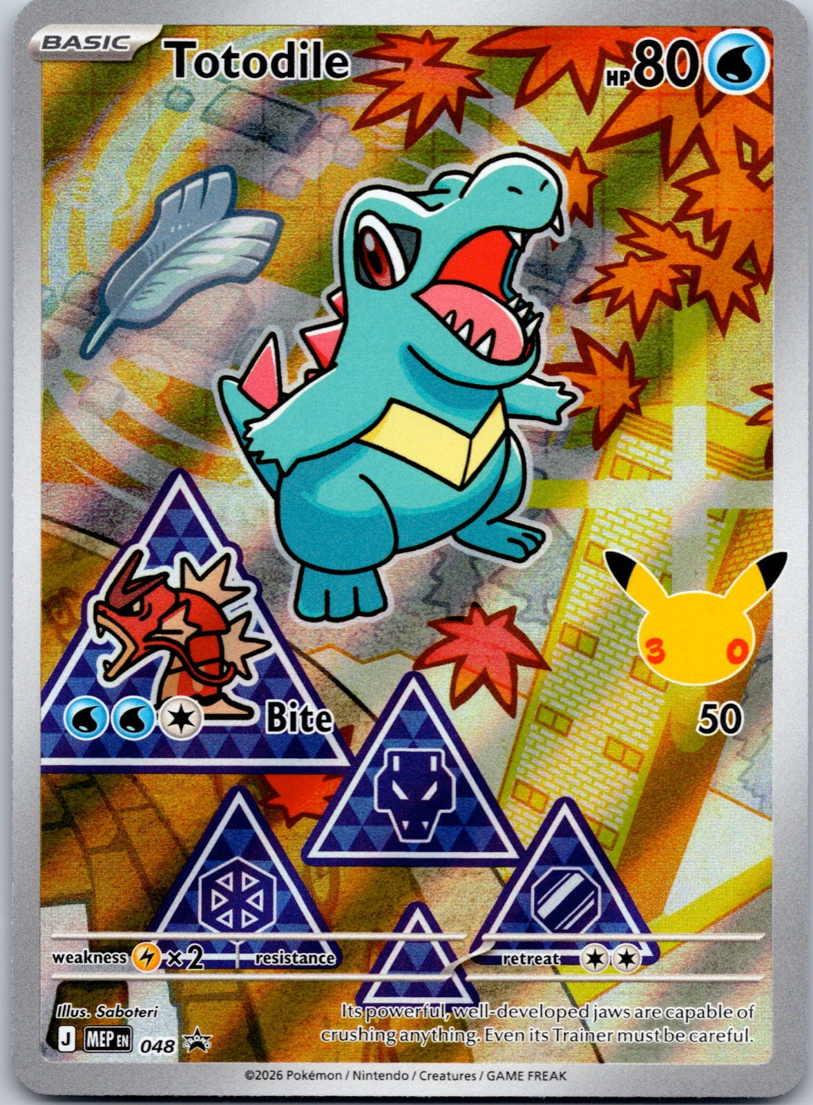 Totodile 048 ME: Mega Evolution Promo (Saboteri)