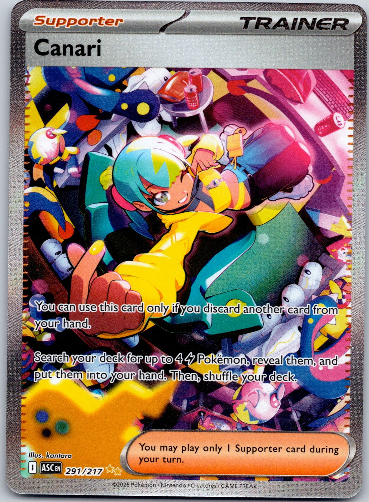 Canari 291/217 ME: Ascended Heroes (Naoki Saito)